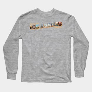 Greetings from Los Angeles in California Vintage style retro souvenir Long Sleeve T-Shirt